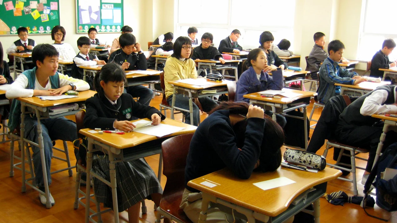 Are sports in schools common in Japan and South Korea?